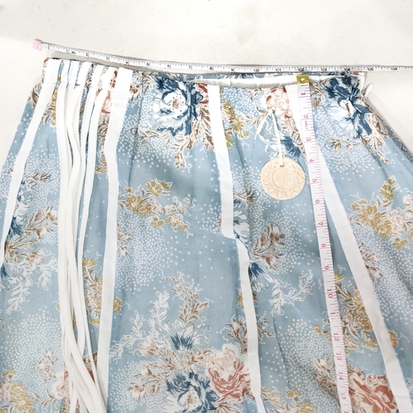 Chessa Davis 70s Vintage Boho Floral Skirt sz M - Picture 8 of 8